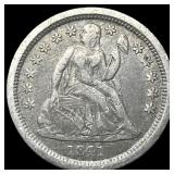 1841-O Silver Seated Liberty Dime NEARLY  UNCIRCU