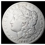 1891-CC Silver Morgan Dollar LIGHTLY CIRCULATED