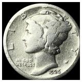 1926-S Silver Mercury Dime NICELY CIRCULATED