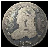 1828 Capped Bust Silver Quarter NICELY CIRCULATED