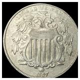 1867 Shield Nickel UNCIRCULATED