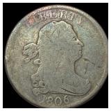 1806 Copper Half Cent NICELY CIRCULATED