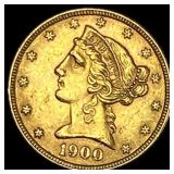 1900 Liberty Head Half Eagle $5 Gold  UNCIRCULATE
