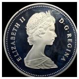 1982 Canada Silver Dollar Regina Proof GEM PROOF