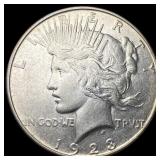 1923 Peace Silver Dollar CLOSELY UNCIRCULATED