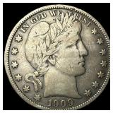 1909 Barber Half Dollar NEARLY UNCIRCULATED