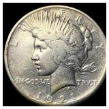 1921 Silver Peace Dollar LIGHTLY CIRCULATED