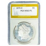 1879-O Morgan Silver Dollar PGA MS63 PL