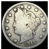 1912-D Liberty Head Nickel NICELY CIRCULATED