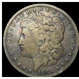 1894-O Silver Morgan Dollar ABOUT UNCIRCULATED