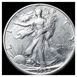 1934-S Silver Walking Liberty Half Dollar NEARLY U