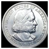 1892 Silver Columbian Expo Half Dollar CLOSELY UNC