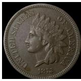 1873 Indian Head Cent LIGHTLY CIRCULATED