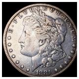 1881-S Silver Morgan Dollar NEARLY UNCIRCULATED