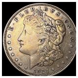 1921 Silver Morgan Dollar NEARLY UNCIRCULATED