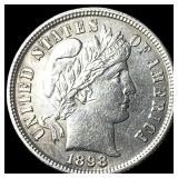 1898 Silver Barber Dime UNCIRCULATED