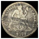 1877 Seated Liberty Dime HIGH GRADE
