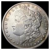 1884 Morgan Silver Dollar CLOSELY UNCIRCULATED