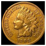 1908-S Indian Head Cent NEARLY UNCIRCULATED