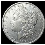 1891-O Silver Morgan Dollar ABOUT UNCIRCULATED