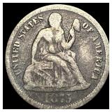 1859-C Seated Liberty Dime NICELY CIRCULATED