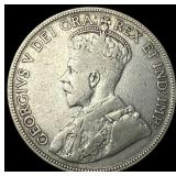 1936 Canada Silver 50 Cents CLOSELY UNCIRCULATED