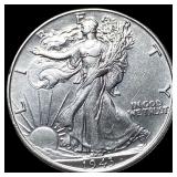 1943-S Silver Walking Liberty Half Dollar CLOSELY