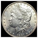 1881 Morgan Silver Dollar CHOICE AU
