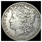 1898-S Silver Morgan Dollar ABOUT UNCIRCULATED