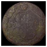 Russia Catherine II Copper 5 Kopecks NEARLY UNCIR