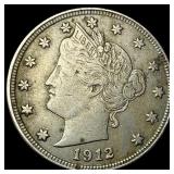 1912-D Liberty Head Nickel NEARLY  UNCIRCULATED