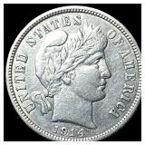 1914-D Silver Barber Dime CHOICE AU