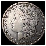 1887-O Silver Morgan Dollar ABOUT UNCIRCULATED