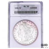 1894 Morgan Silver Dollar ANACS AU58