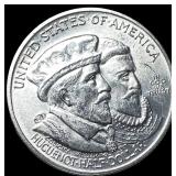 1924 Silver Huguenot-Walloon Half Dollar CHOICE BU