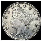 1901 Liberty Head Nickel UNCIRCULATED