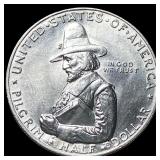 1920 Silver Pilgrim Half Dollar CLOSELY UNCIRCULAT