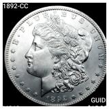 1892-CC Morgan Silver Dollar CHOICE BU+
