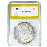 1896 Morgan Silver Dollar PGA MS64