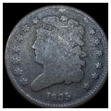 1835 Classic Head Half Cent NEARLY UNCIRCULATED