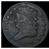 1828 Classic Head Half Cent NEARLY UNCIRCULATED
