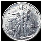 1917 Walking Liberty Half Dollar CHOICE AU