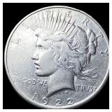 1922 Silver Peace Dollar NEARLY UNCIRCULATED