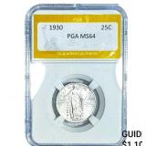 1930 Standing Liberty Quarter PGA MS64