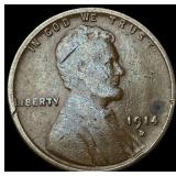 1914-D Lincoln Wheat Cent LIGHTLY CIRCULATED