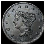 1840 Braided Hair Large Cent CHOICE AU