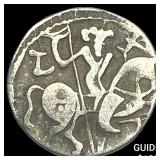 700-1000 AD India Rajput Silver Jital NEARLY UNCIR
