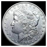 1900-S Silver Morgan Dollar ABOUT UNCIRCULATED