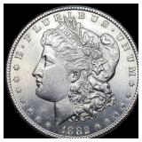 1882-CC Silver Morgan Dollar GEM BU