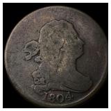 1804 Copper Half Cent LIGHTLY CIRCULATED